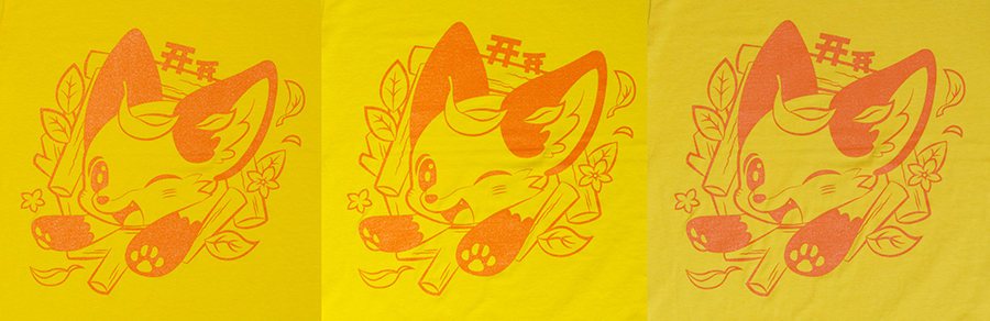 キツネTシャツ